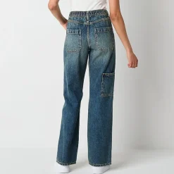 Arizona Womens Juniors Highest Rise Straight Leg Jean