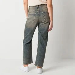Arizona Womens Juniors Highest Rise Straight Leg Jean