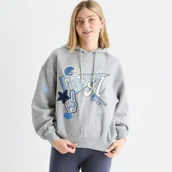 Arizona Womens Juniors Hooded Long Sleeve Sweatshirt