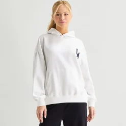Arizona Womens Juniors Long Sleeve Fleece Hoodie