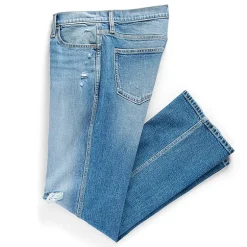Arizona Womens Juniors Low Rise Adaptive Easy-on + Easy-off Straight Leg Jean