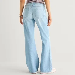 Arizona Womens Juniors Low Rise Bootcut Jean