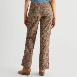 Arizona Womens Juniors Low Rise Straight Leg Jean