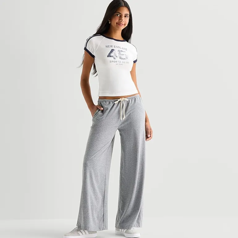 Arizona Womens Juniors Mid Rise Sweatpant