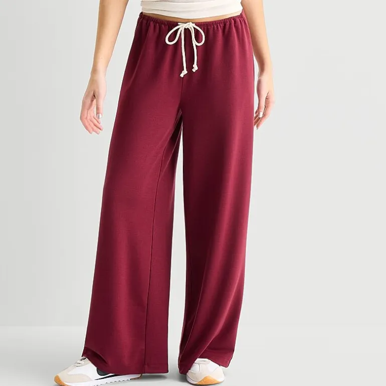 Arizona Womens Juniors Mid Rise Sweatpant