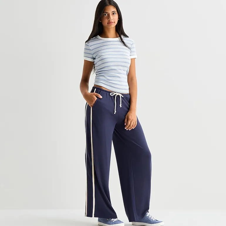 Arizona Womens Juniors Mid Rise Sweatpant