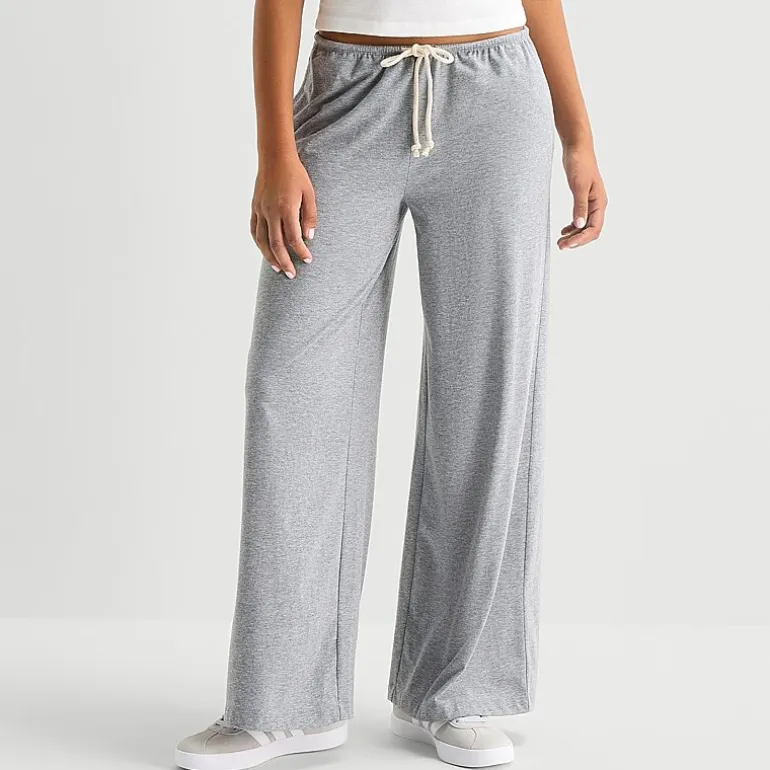 Arizona Womens Juniors Mid Rise Sweatpant