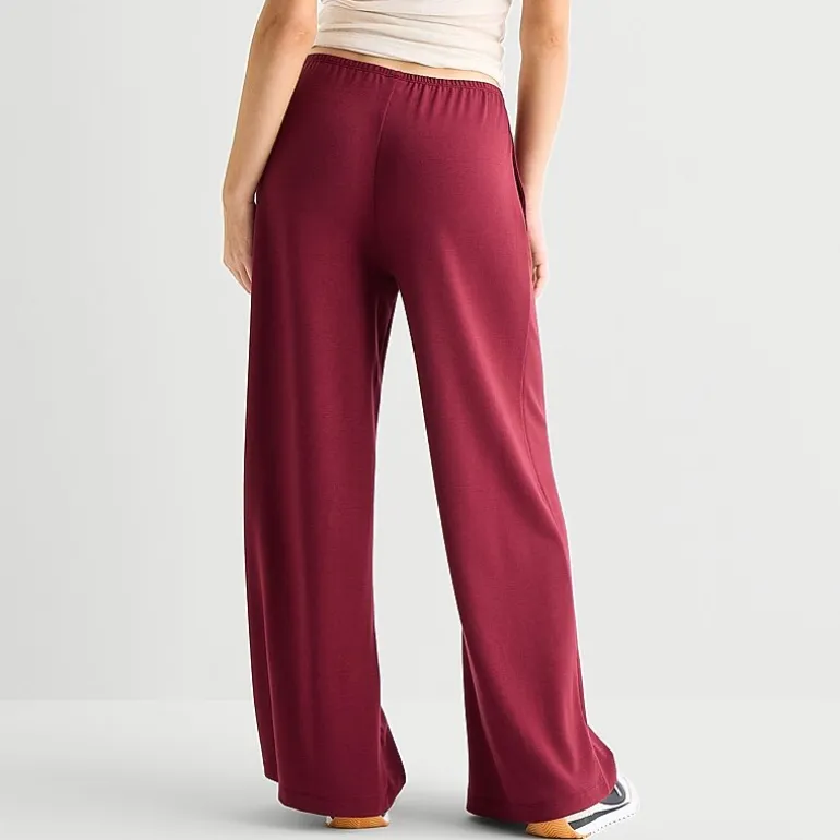 Arizona Womens Juniors Mid Rise Sweatpant