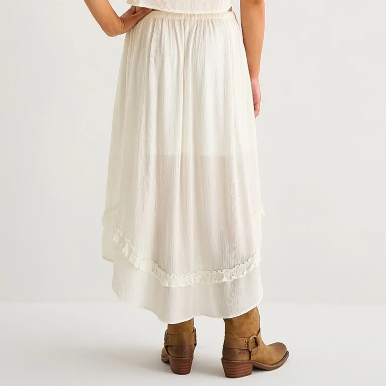 Arizona Womens Juniors Mid Rise Maxi Skirt