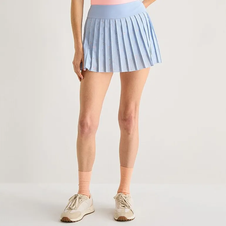 Arizona Womens Juniors Mid Rise Active Pleated Skirt