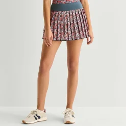 Arizona Womens Juniors Mid Rise Active Pleated Skirt