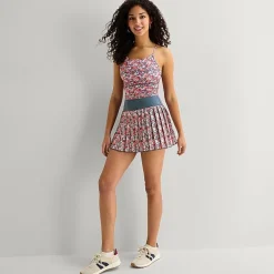 Arizona Womens Juniors Mid Rise Active Pleated Skirt
