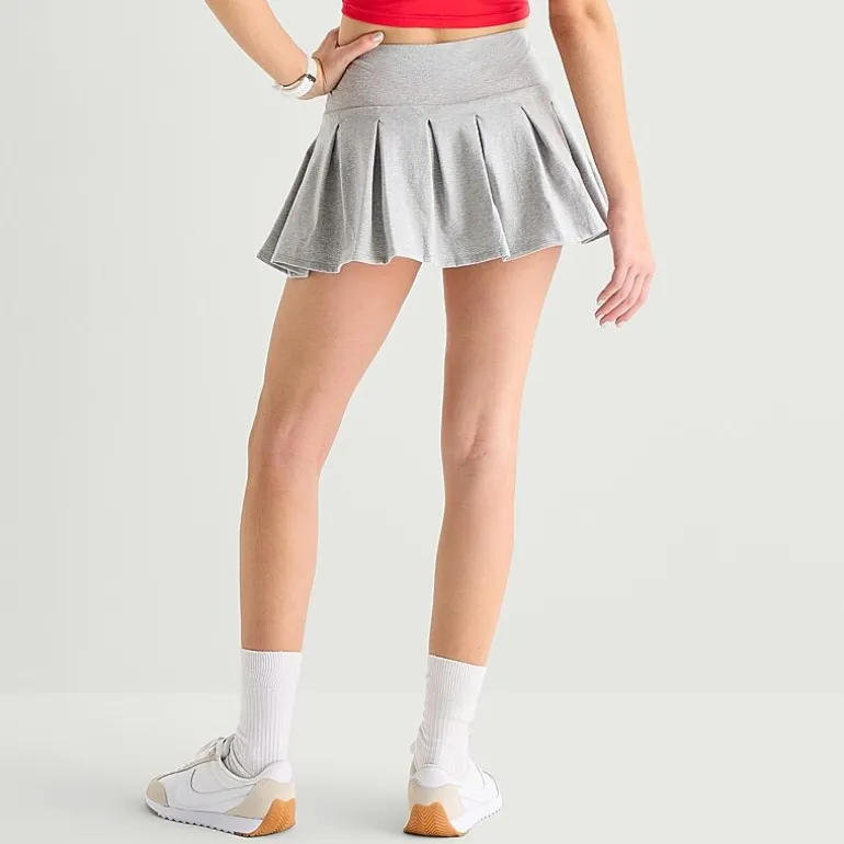 Arizona Womens Juniors Mini Pleated Skirt