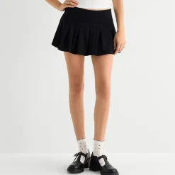 Arizona Womens Juniors Mini Pleated Skirt