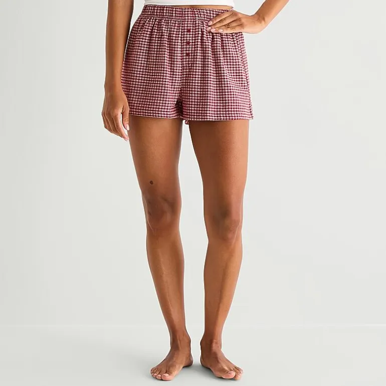 Arizona Womens Juniors Pajama Shorts