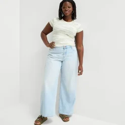 Arizona Womens Juniors Plus Low Rise Baggy Fit Jean