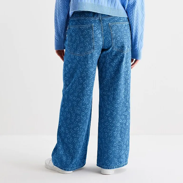 Arizona Womens Juniors Plus Low Rise Baggy Fit Jean