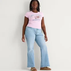 Arizona Womens Juniors Plus Low Rise Bootcut Jean