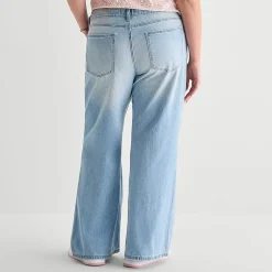 Arizona Womens Juniors Plus Low Rise Bootcut Jean