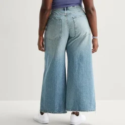 Arizona Womens Juniors Plus Low Rise Baggy Fit Jean