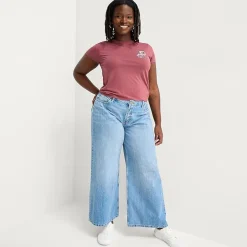 Arizona Womens Juniors Plus Low Rise Baggy Fit Jean