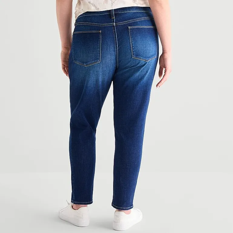 Arizona Womens Juniors Plus Skinny Fit Jean