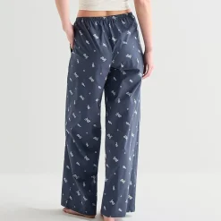 Arizona Womens Juniors Poplin Pajama Pants