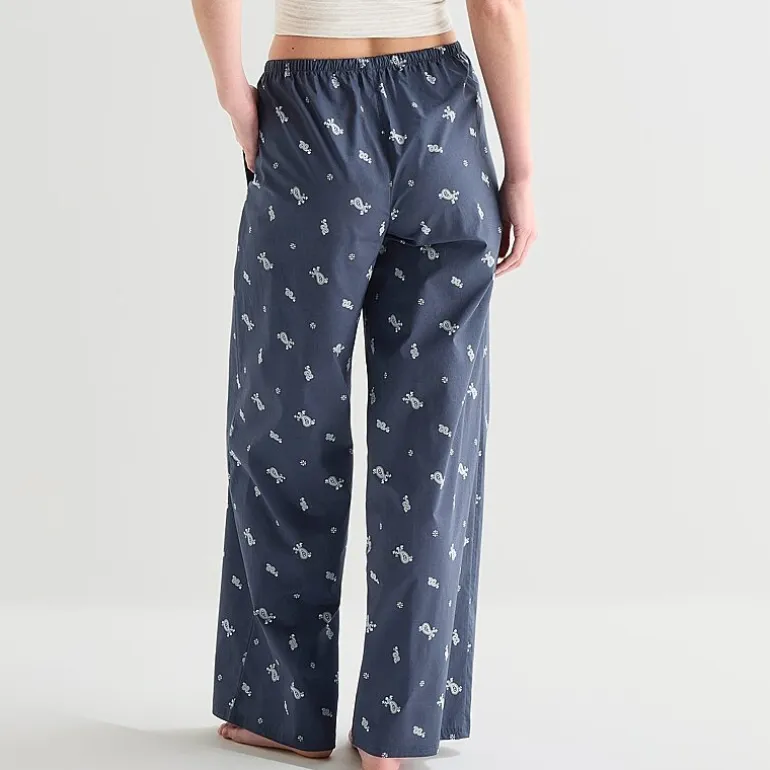 Arizona Womens Juniors Poplin Pajama Pants