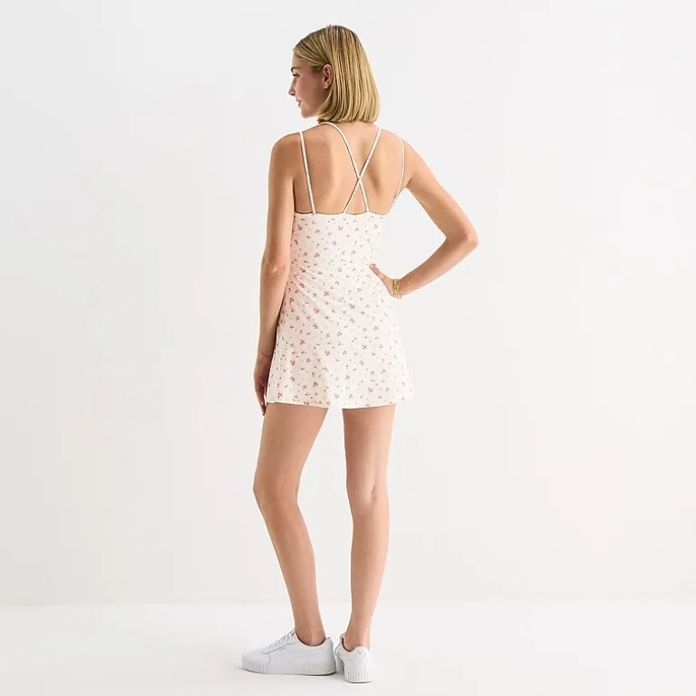 Arizona Womens Juniors Scoop Neck Sleeveless Active Tennis Dress