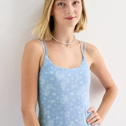 Arizona Womens Juniors Scoop Neck Sleeveless Active Tennis Dress