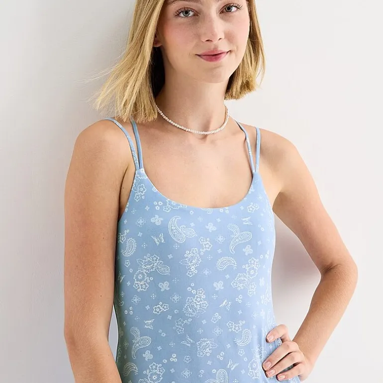 Arizona Womens Juniors Scoop Neck Sleeveless Active Tennis Dress