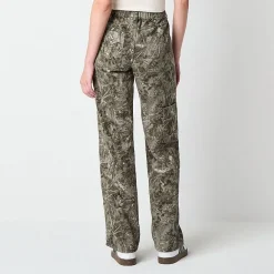 Arizona Womens Juniors Short Highest Rise Straight Leg Jean