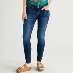 Arizona Womens Juniors Short Skinny Fit Jean