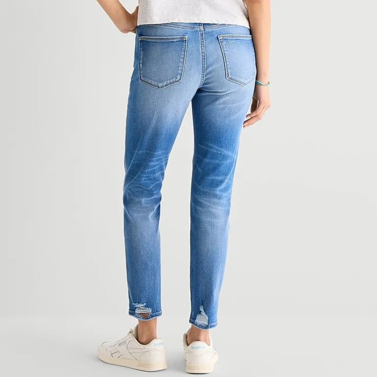 Arizona Womens Juniors Short Skinny Fit Jean