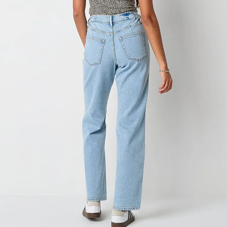 Arizona Womens Juniors Short High Rise Curvy Fit Jean