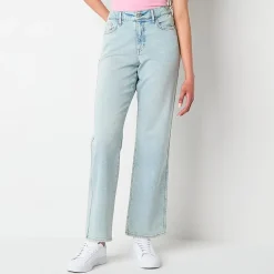 Arizona Womens Juniors Short High Rise Curvy Fit Jean