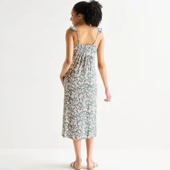 Arizona Womens Juniors Sleeveless Floral Midi Slip Dress