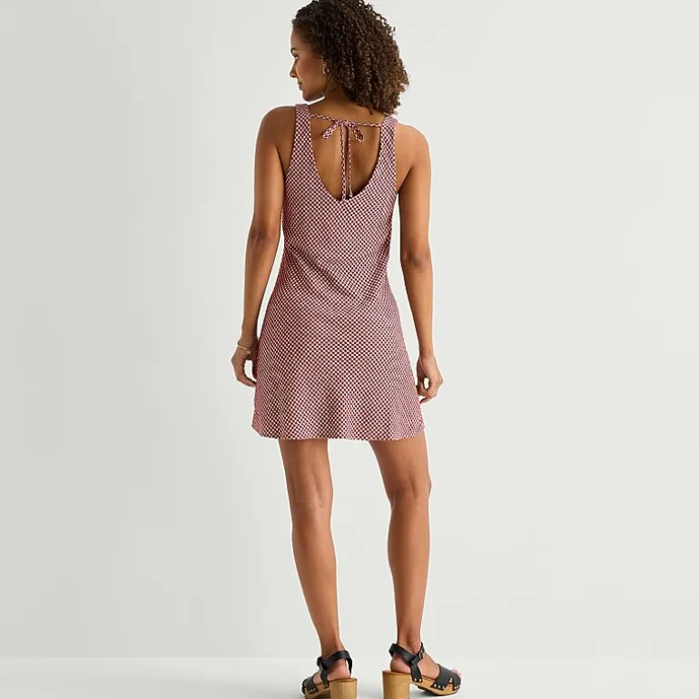 Arizona Womens Juniors Sleeveless Babydoll Dress