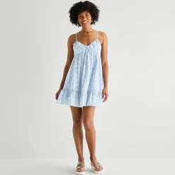 Arizona Womens Juniors Sleeveless Sundress