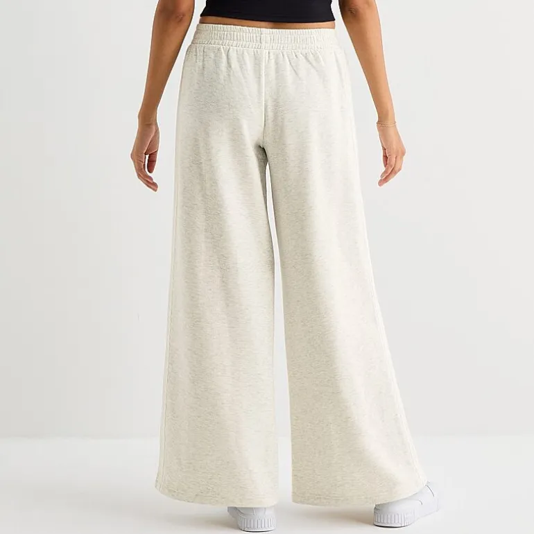 Arizona Womens Juniors Straight Fleece Sweatpant