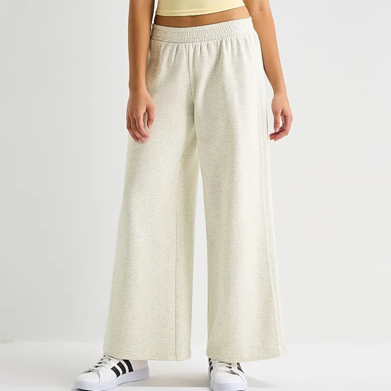 Arizona Womens Juniors Straight Fleece Sweatpant