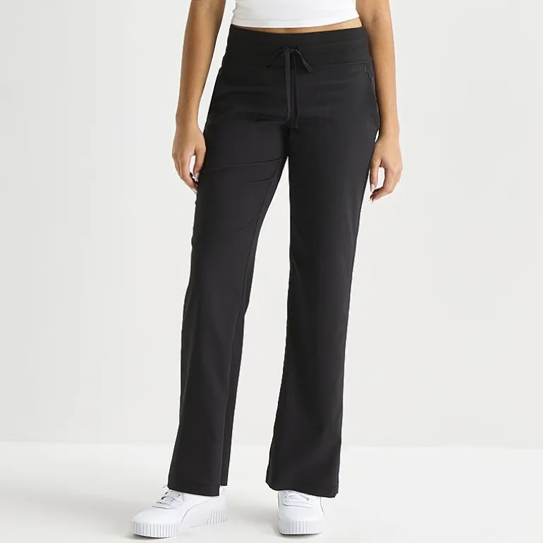 Arizona Womens Juniors Straight Mid Rise Lounge Pant