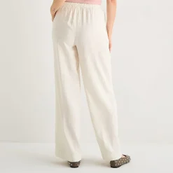 Arizona Womens Juniors Straight Low Rise Drawstring Pant