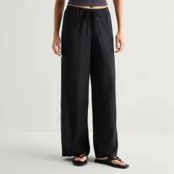 Arizona Womens Juniors Straight Low Rise Drawstring Pant