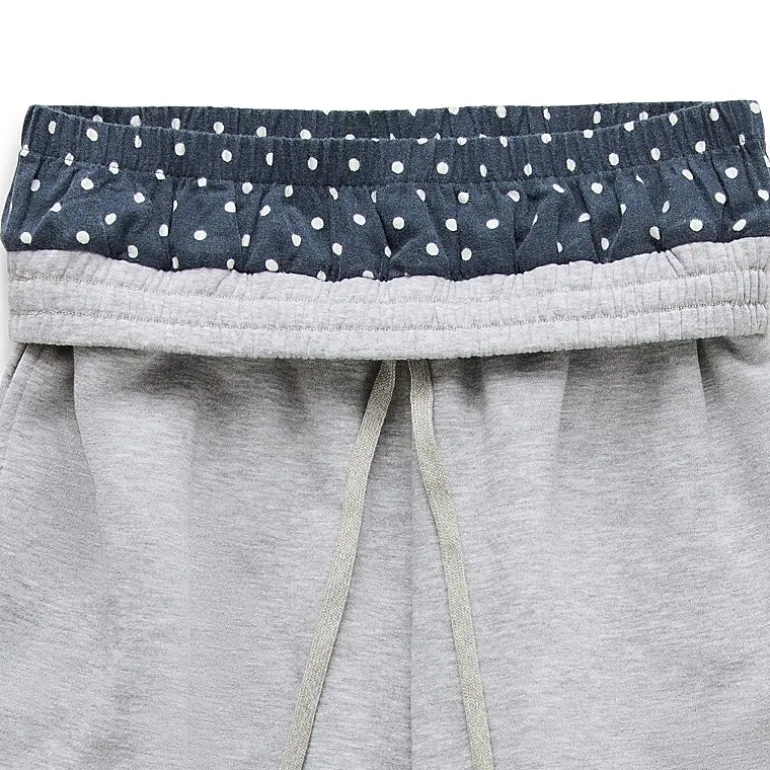 Arizona Womens Juniors Wide Leg Mid Rise Fleece Sweatpant