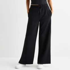 Arizona Womens Juniors Wide Leg Sweatpant