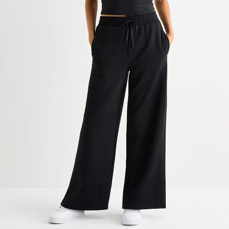 Arizona Womens Juniors Wide Leg Sweatpant