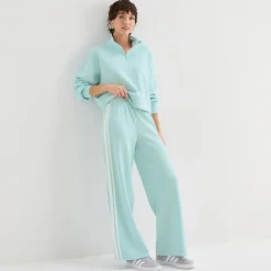 Arizona Womens Juniors Wide Leg Sweatpant