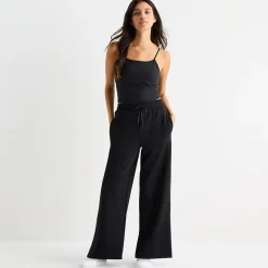 Arizona Womens Juniors Wide Leg Sweatpant