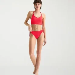 Arizona Womens Lined Textured Juniors Cheeky Hipster Bikini Swimsuit Bottom